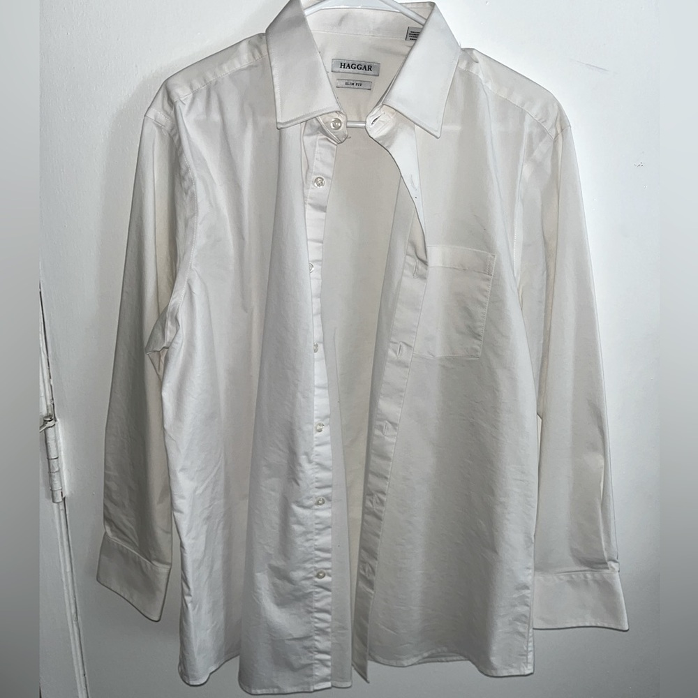 3/$25 Men’s White Dress Shirt
